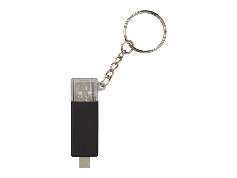 Sleutelhanger met 2-in-1-oplaadkabel 22