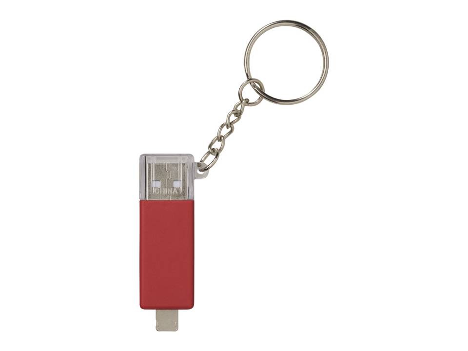 Sleutelhanger met 2-in-1-oplaadkabel 10