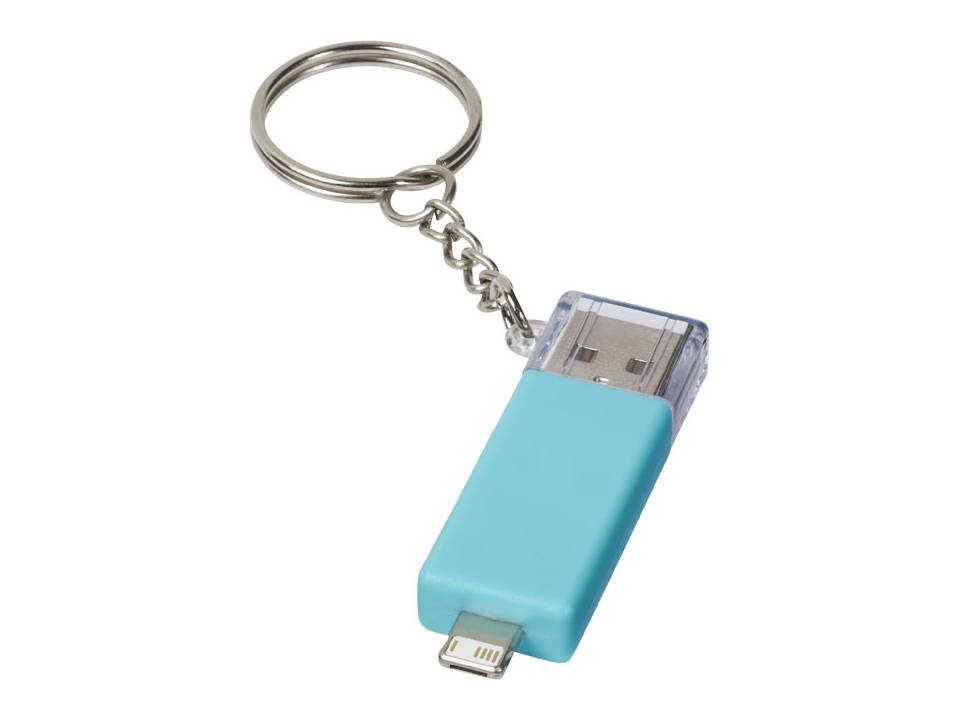 Sleutelhanger met 2-in-1-oplaadkabel 18