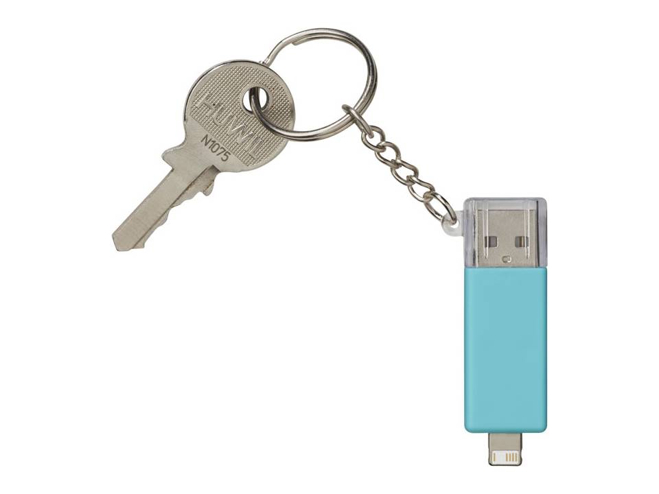 Sleutelhanger met 2-in-1-oplaadkabel 14