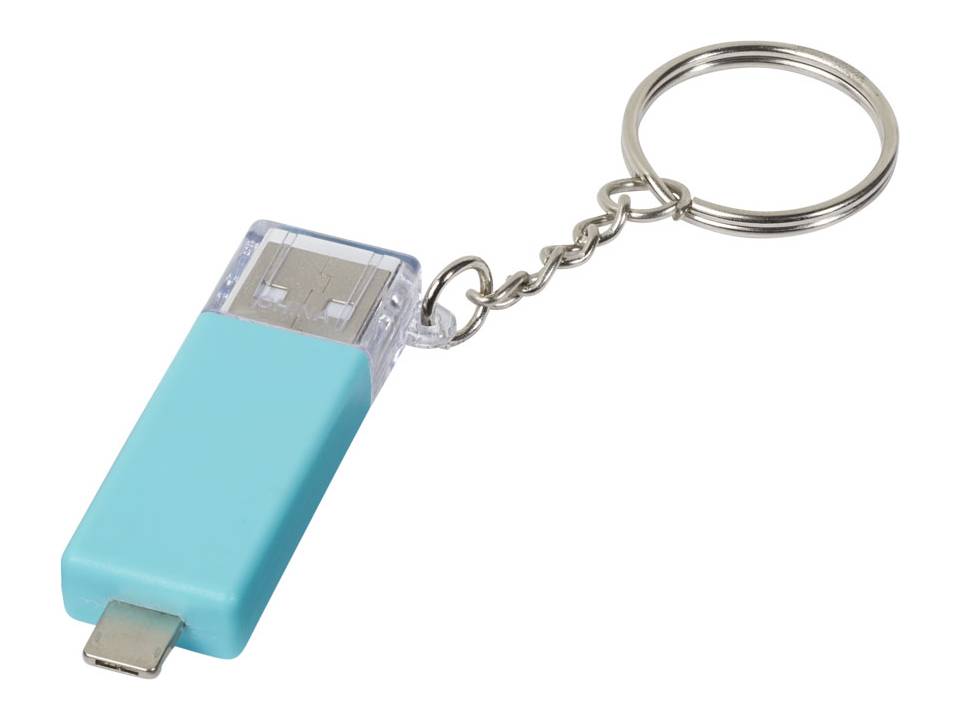 Sleutelhanger met 2-in-1-oplaadkabel 15