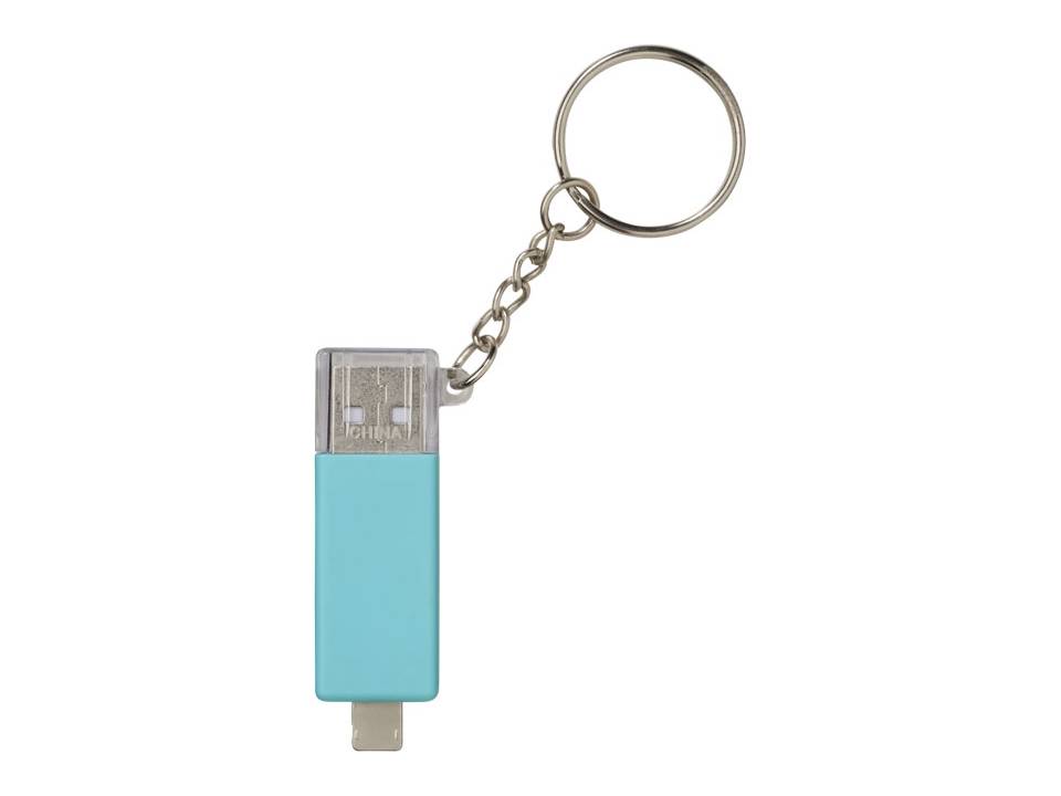 Sleutelhanger met 2-in-1-oplaadkabel 16