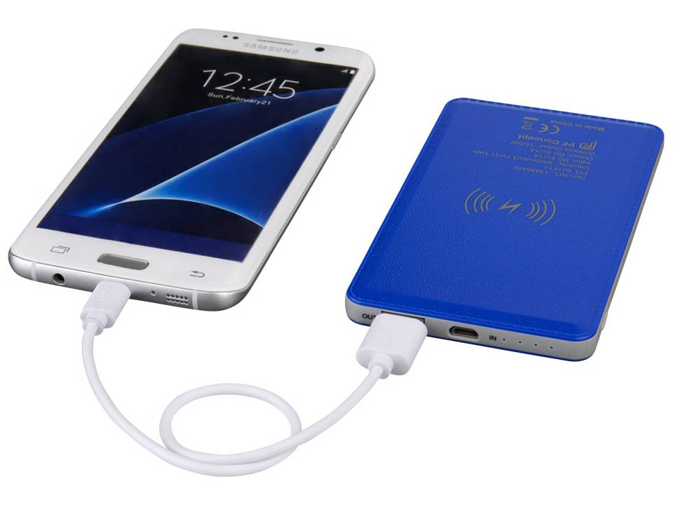 Duo draadloze oplader en powerbank - 3000 mAh 16