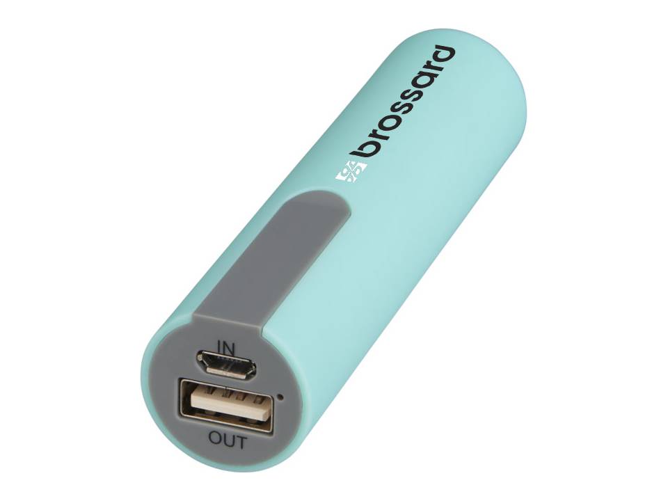 Powerbank met rubberlaag - 2200 mAh 9