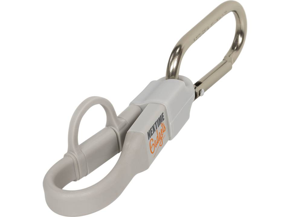 Fold 3-in-1 oplaadkabel met karabijnhaak 8