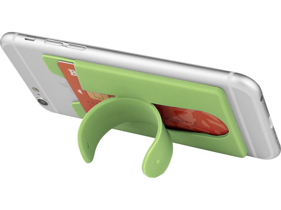 Smartphone kaarthouder met Wired oordopjes 15