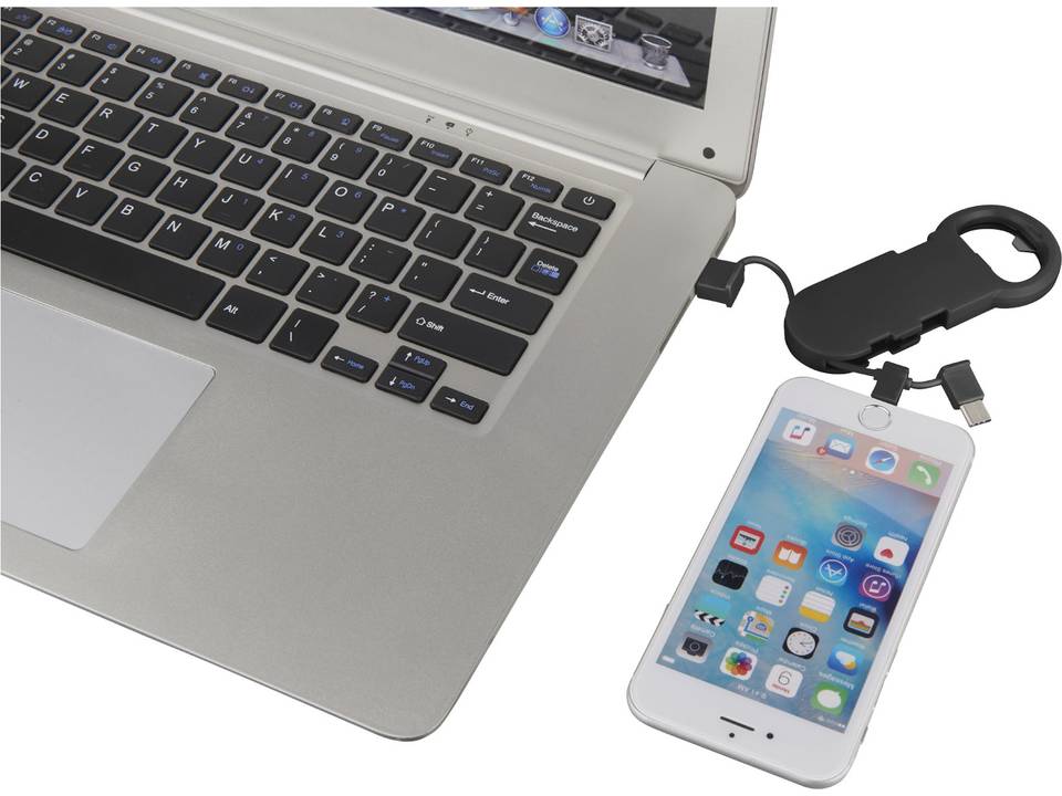 Phial flesopener met 3-in-1 oplaadkabel 5