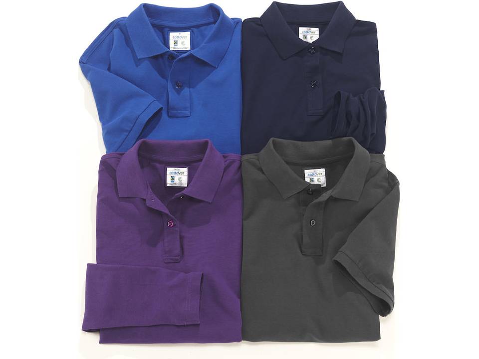 Polo Pique Long Sleeve cottoVer Fairtrade 26