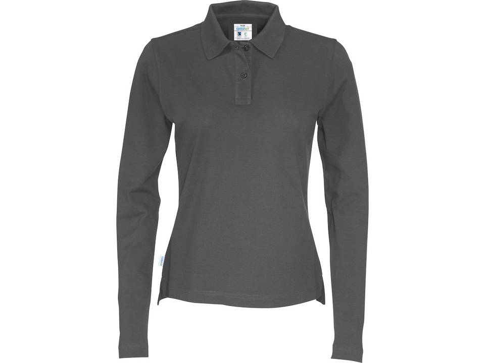 Polo Pique Long Sleeve cottoVer Fairtrade 25