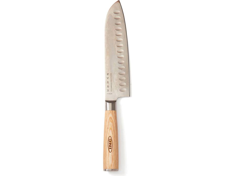 VINGA Hattasan Damascus Santoku mes 2