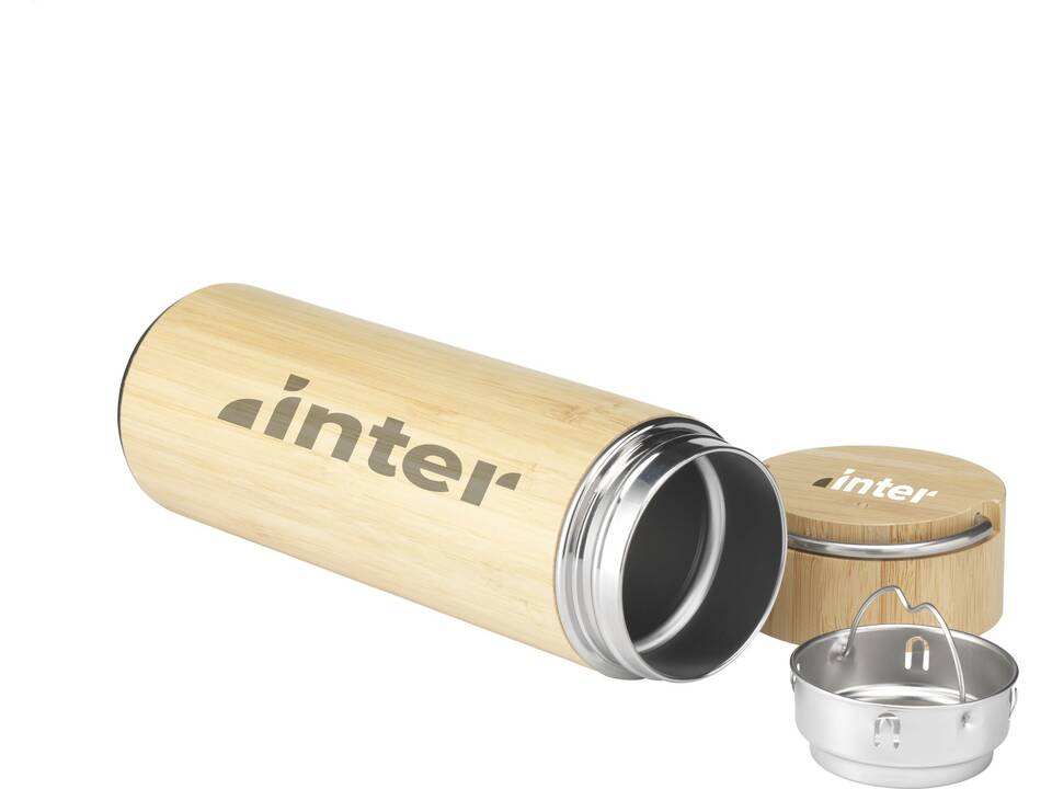 Nikko bamboe thermosfles & thermosbeker - 330 ml 4