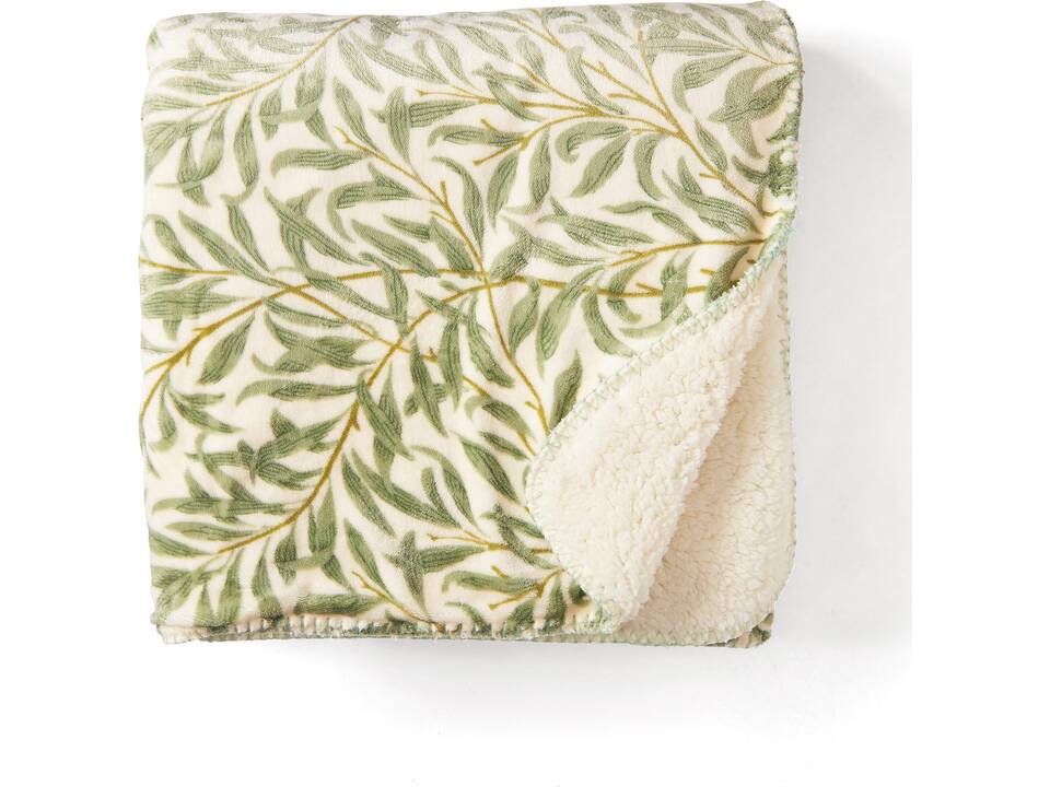 William Morris RPET sherpa plaid 1