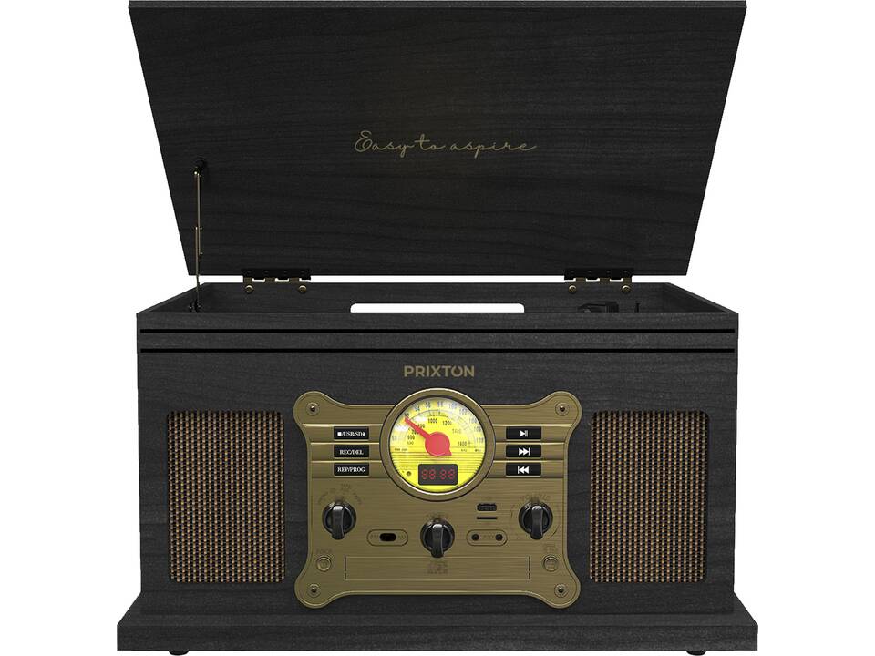 Prixton Century draaitafel en muziekspeler voor platen 1