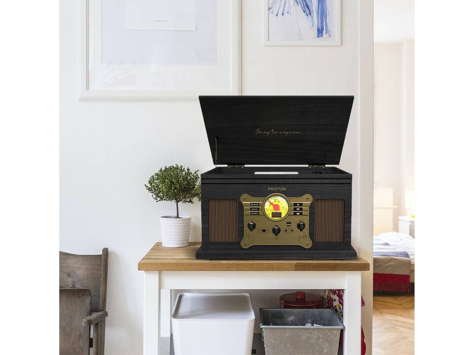 Prixton Century draaitafel en muziekspeler voor platen 4