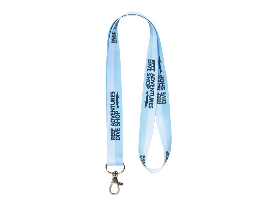 Lanyard met 1 zijde sublimatie voorzien van haak 1