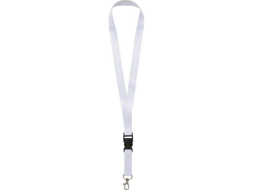 Lanyard met 1 zijde sublimatie voorzien van haak en buckle 7