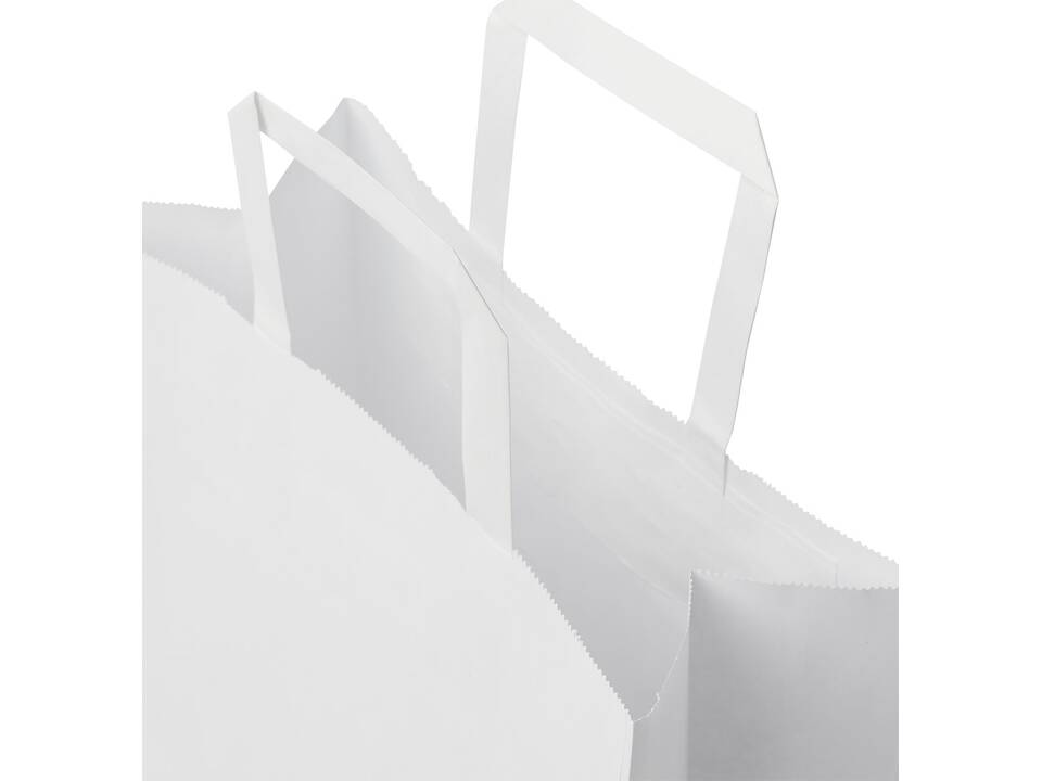 M draagtas van kraftpapier met platte handgrepen Medium 4