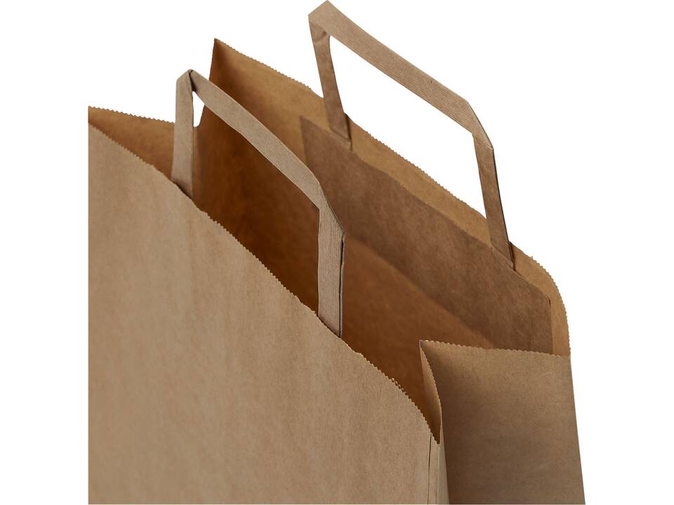 M draagtas van kraftpapier met platte handgrepen Medium 10