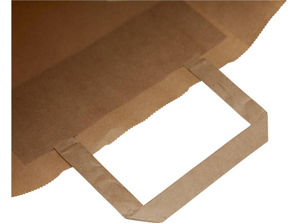 M draagtas van kraftpapier met platte handgrepen Medium 11