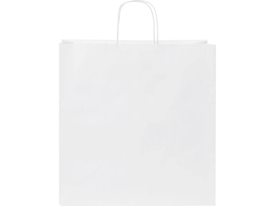 XL draagtas van kraftpapier met gedraaide handgrepen XLarge 1