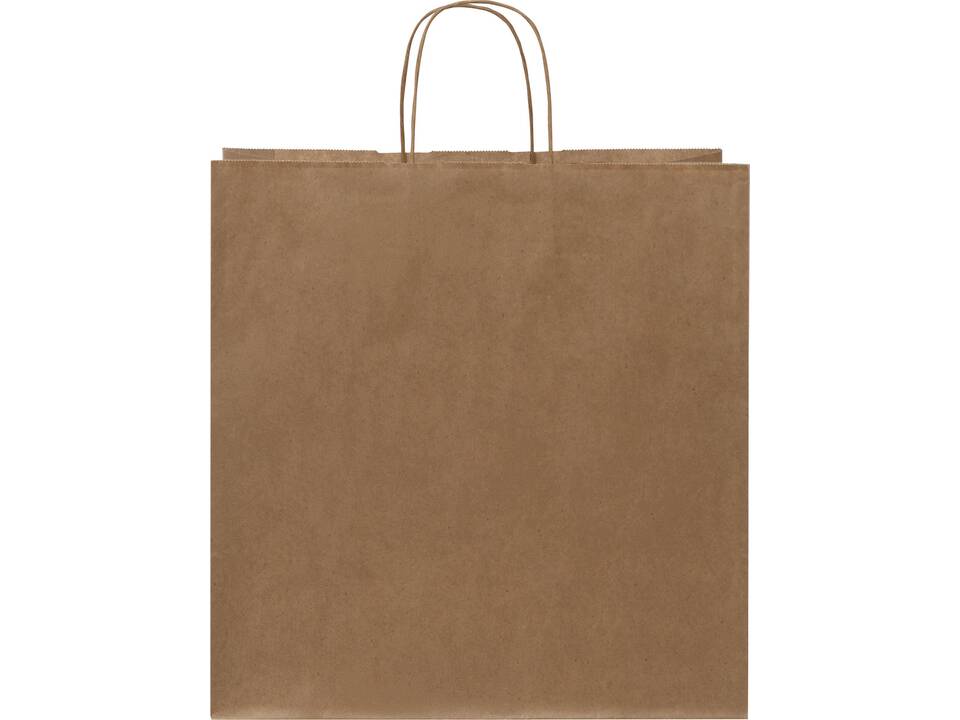 XL draagtas van kraftpapier met gedraaide handgrepen XLarge 7