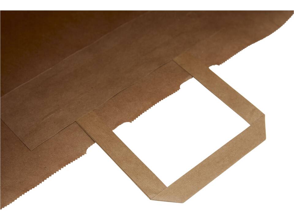 XL draagtas van kraftpapier met platte handgrepen XLarge 9