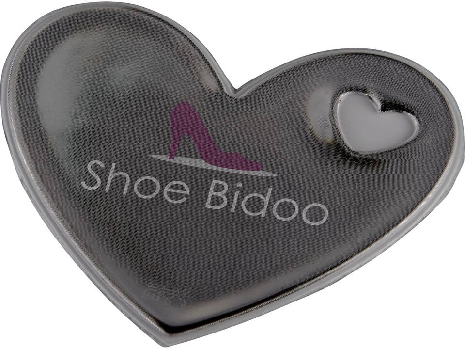 Reflecterende sticker hart voor kleding, pet, fiets of tas 13