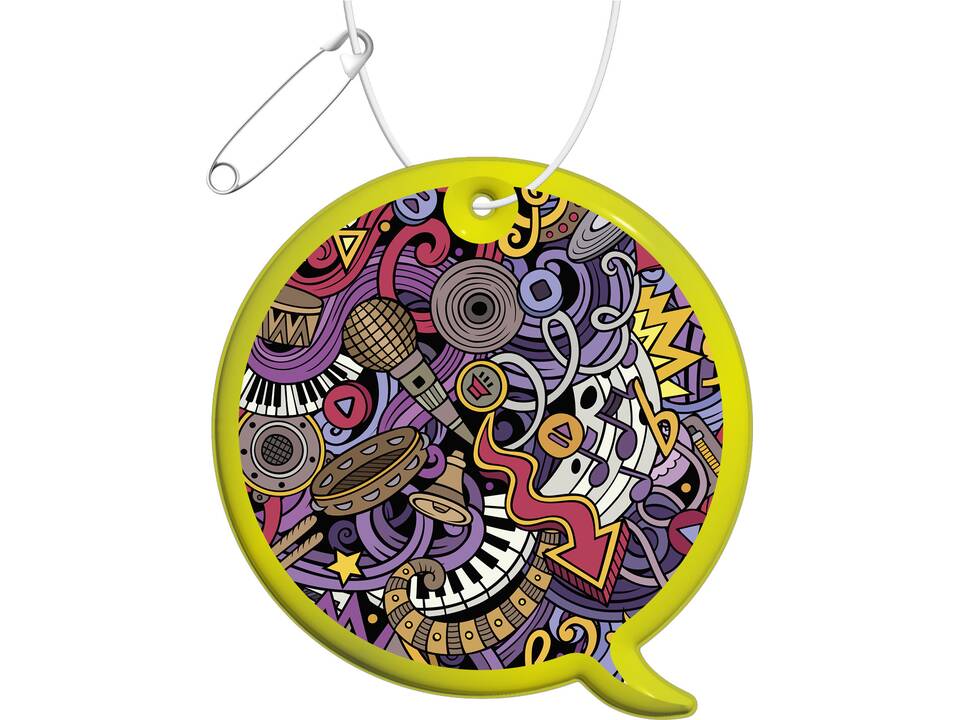 RFX™ reflecterende pvc hanger met bijschrift 4