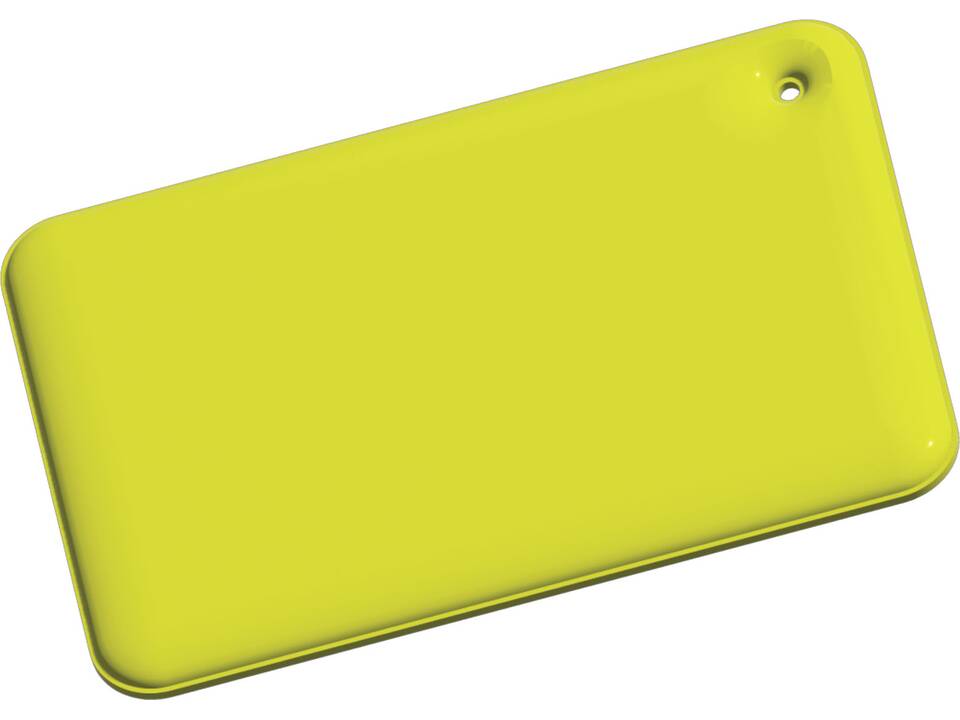 RFX™ kleine rechthoekige reflecterende pvc hanger 4