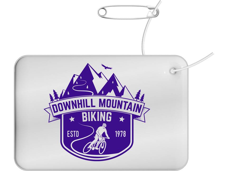 RFX™ kleine rechthoekige reflecterende TPU hanger 1