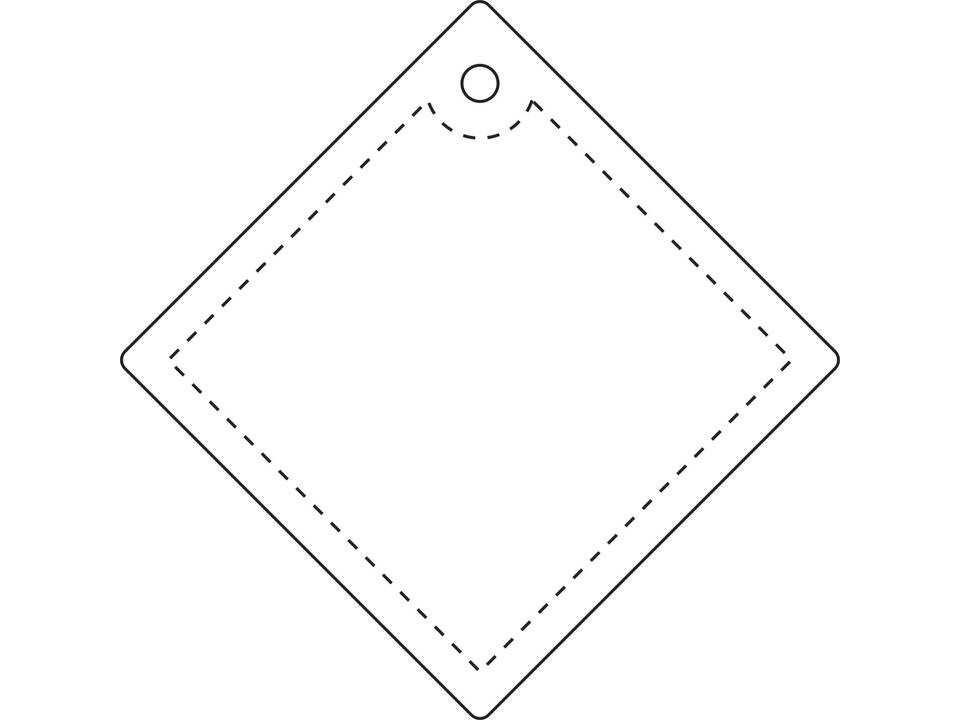 RFX™ grote reflecterende diamant pvc hanger 5