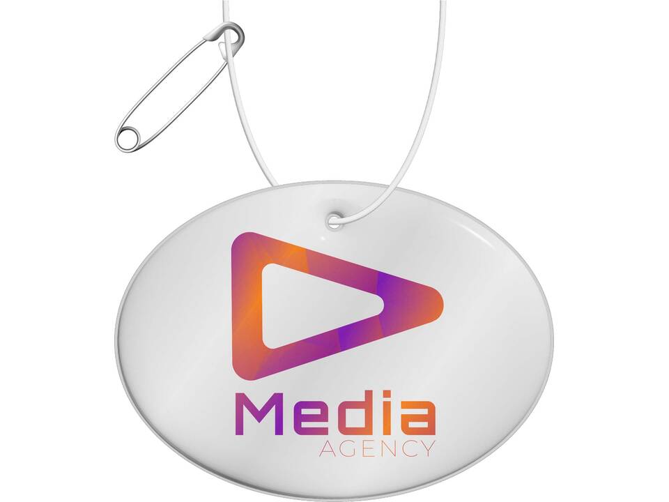 RFX™ H-16 ronde lichte reflecterende PVC hanger, groot 1