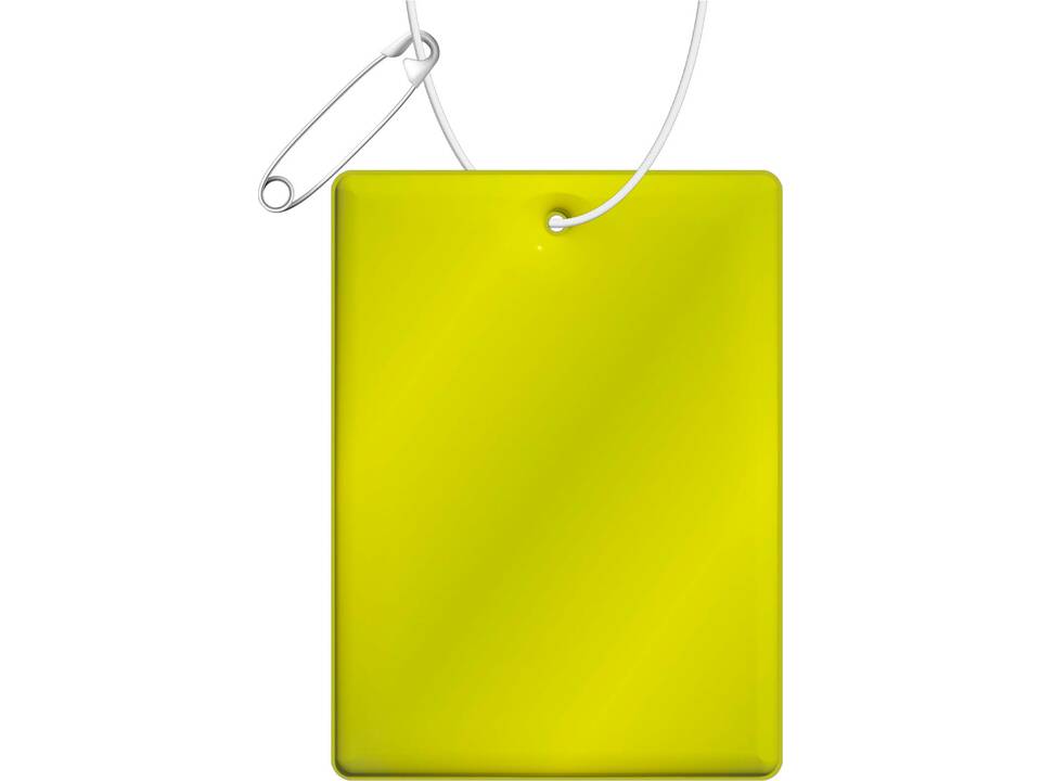 RFX™ H-12 rechthoekige lichtgewicht reflecterende PVC hanger, groot 4