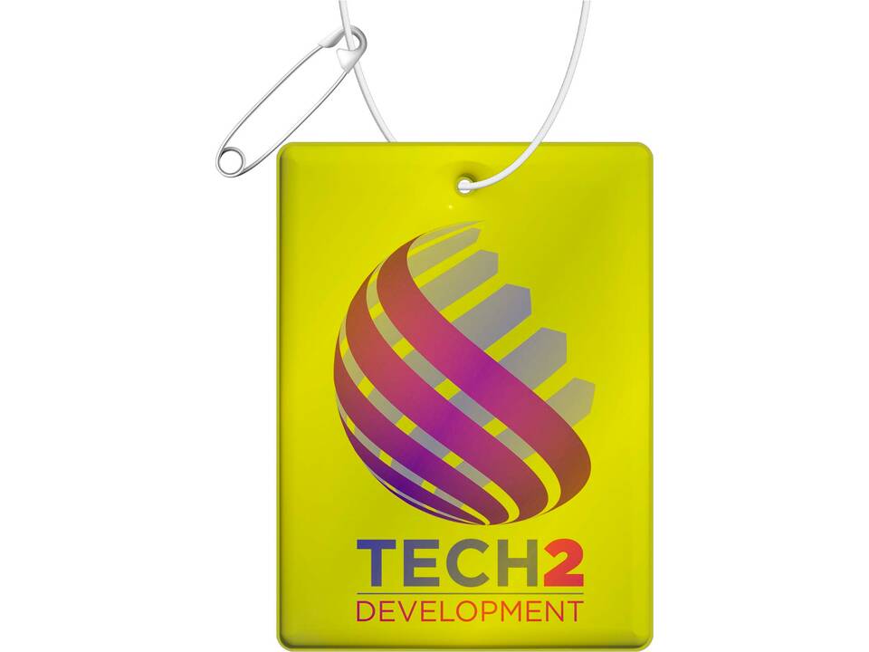 RFX™ H-12 rechthoekige lichtgewicht reflecterende PVC hanger, groot 5