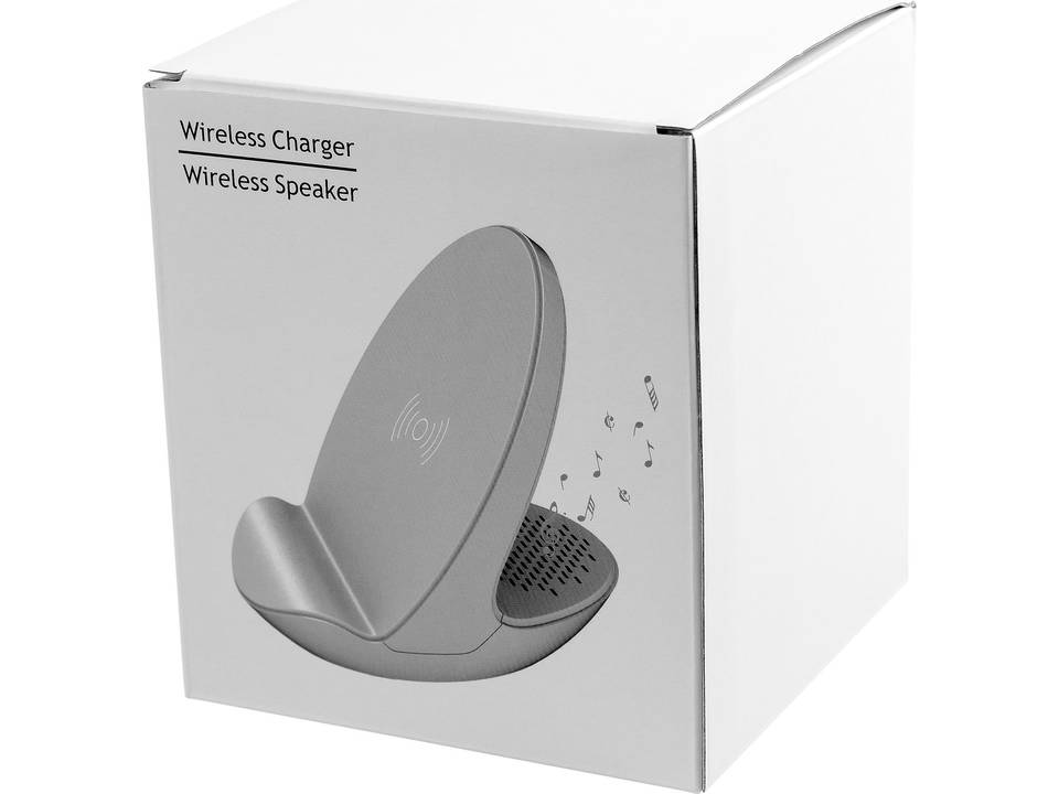 Luidspreker met draadloze oplader telefoonstandaard 10