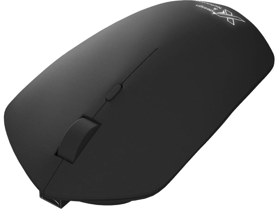 Draadloze muis met oplichtend logo 9
