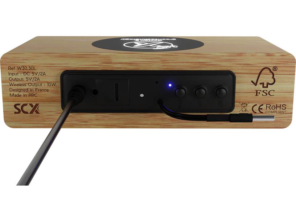 SCX draadloos laadstation met oplichtend logo - 10 W 1