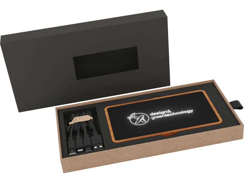 SCX.design P46 houten powerbank van 10.000 mAh voor draadloos opladen 1