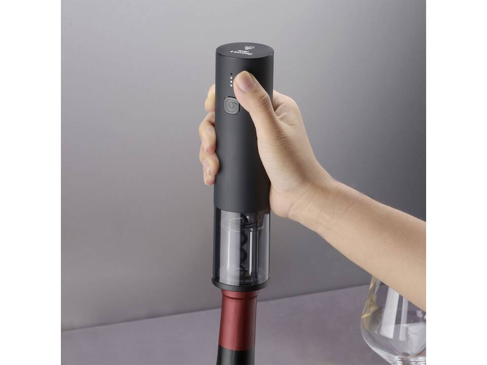 SCX.design K01 elektrische kurkentrekker met oplichtend logo 4