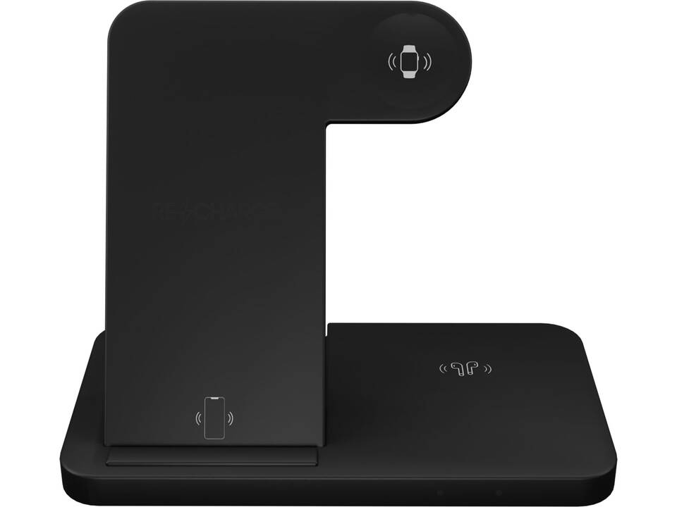 SCX.design W28 3-in-1 draadloos oplaadstation met telefoonstandaard 2