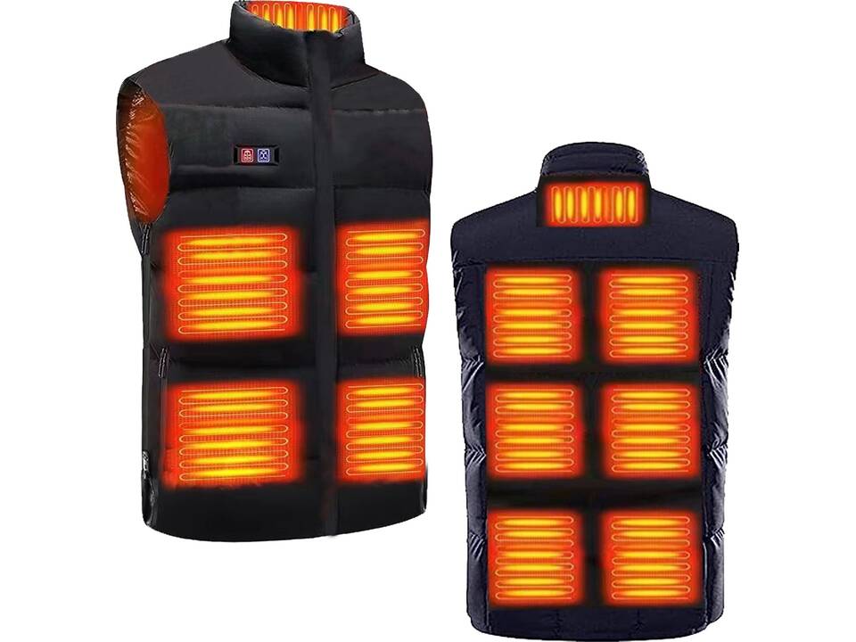 SCX.design G01 verwarmde bodywarmer met powerbank 7