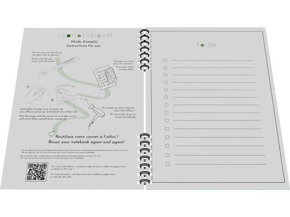 EcoNotebook NA5 met premium cover - oneindig herbruikbaar 2