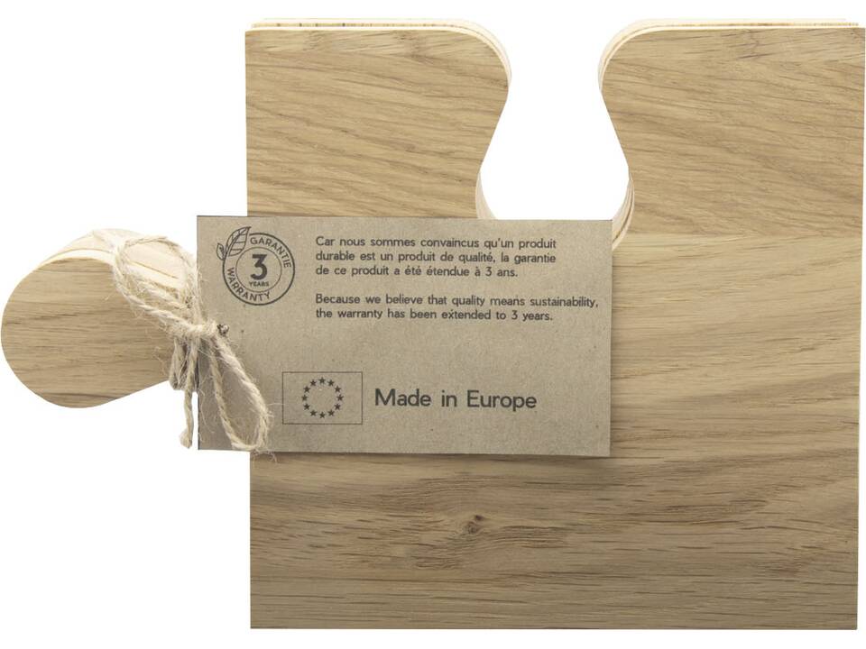 SCX.design K05 eiken puzzel snijplank 1