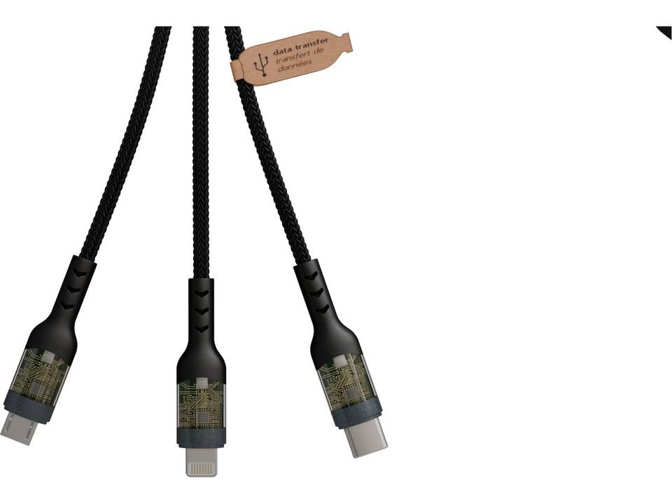 SCX.design O32 opvouwbare telefoonstandaard met 3-in-1 oplaadkabel 5