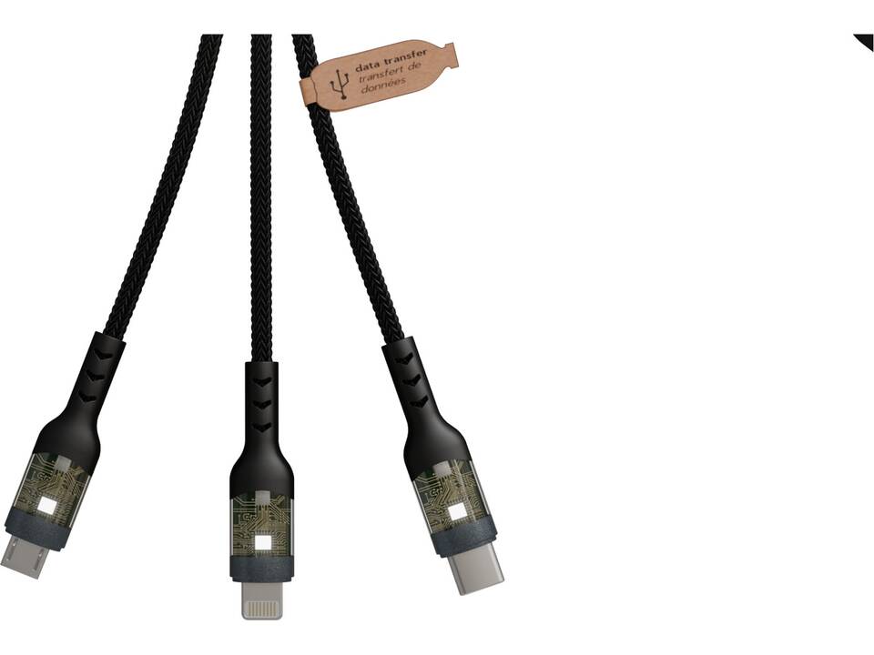 SCX.design O32 opvouwbare telefoonstandaard met 3-in-1 oplaadkabel 6