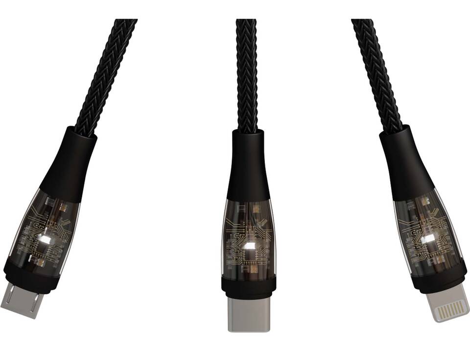 SCX.design C50 5-in-1 snellaadkabel 100 W/5 A met digitaal display 4