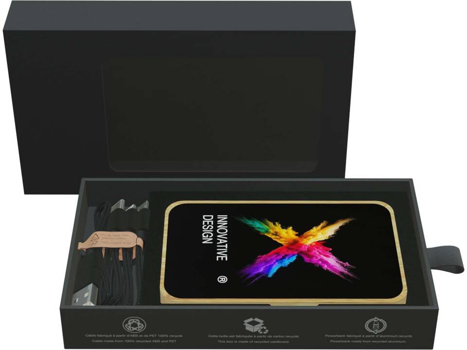 SCX.design P26 15 W 5000 mAh houten MagSafe powerbank 1