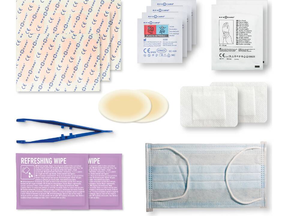MyKit Werkplek Eerste Hulp Set met papieren stazak 8