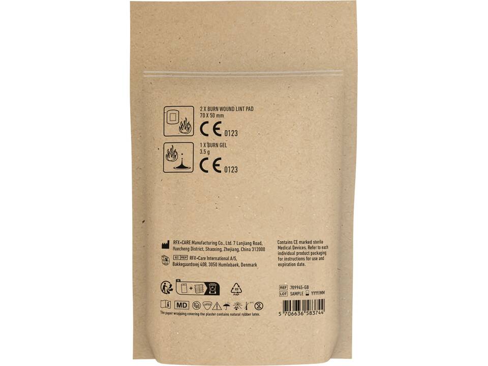 MiniKit Brandwonden eerste hulp set met papieren stazak 7