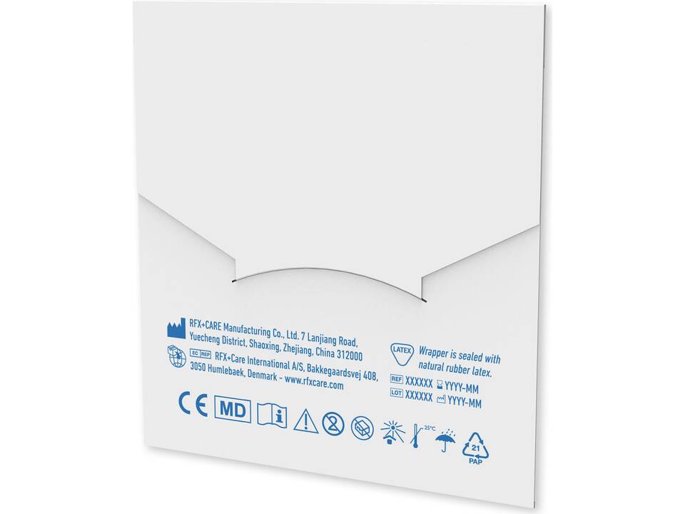 10-delige custom made pleisters met full colour bedrukte kraftpapieren envelop 2